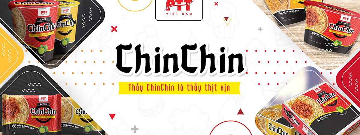 Combo mì ăn liền Chin Chin