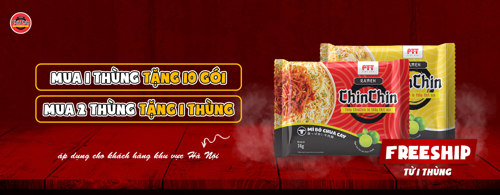 Mì ăn liền Chin Chin, thấy Chin Chin thấy thịt xịn