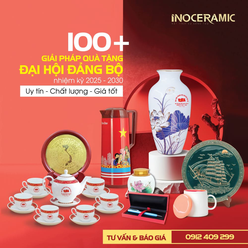 Popup Giải pháp quà tặng Đại hội Đảng bộ 2025-2030