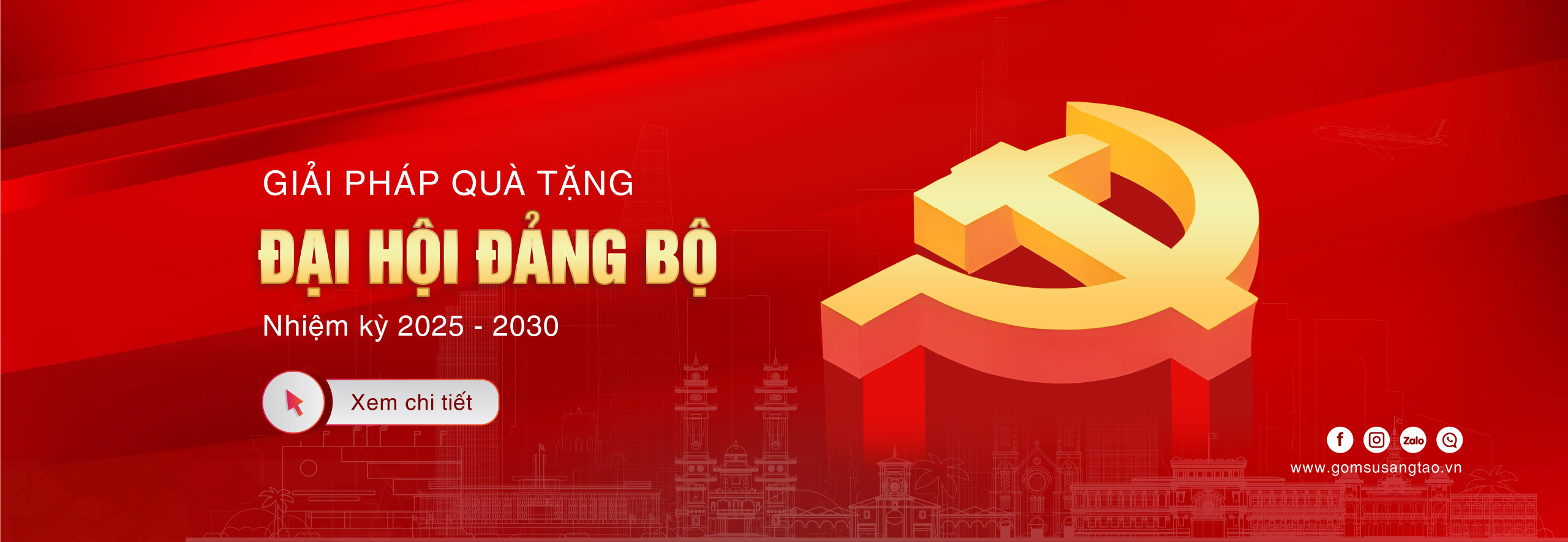 Giải pháp quà tặng Đại hội Đảng bộ nhiệm kỳ 2025 - 2030