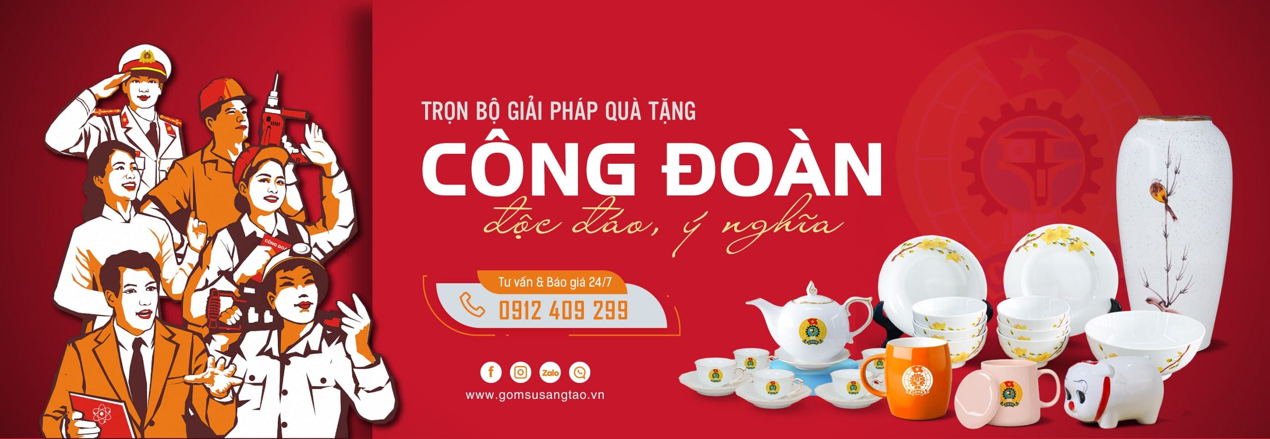 Bộ giải pháp quà tặng công đoàn độc đáo, ý nghĩa