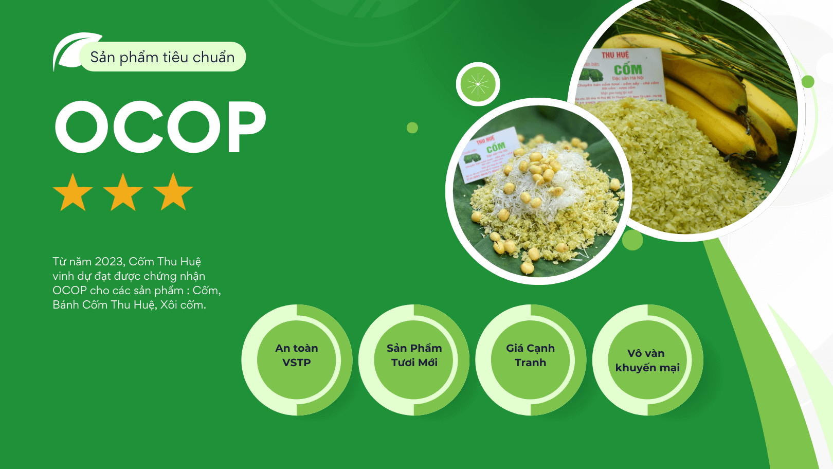 Cốm Mễ Trì Ocop