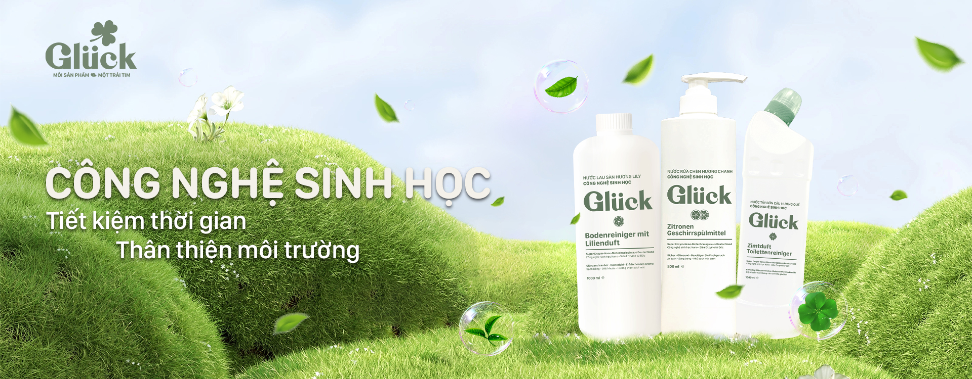 Nước giặt Gluck sinh học