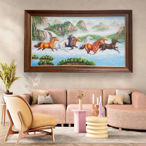 Tranh Mã Đáo Thành Công Hưng Thịnh