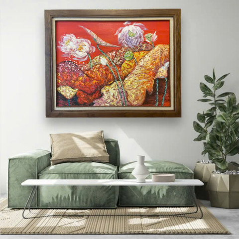 Tranh Hoa Sen Hưng Thịnh