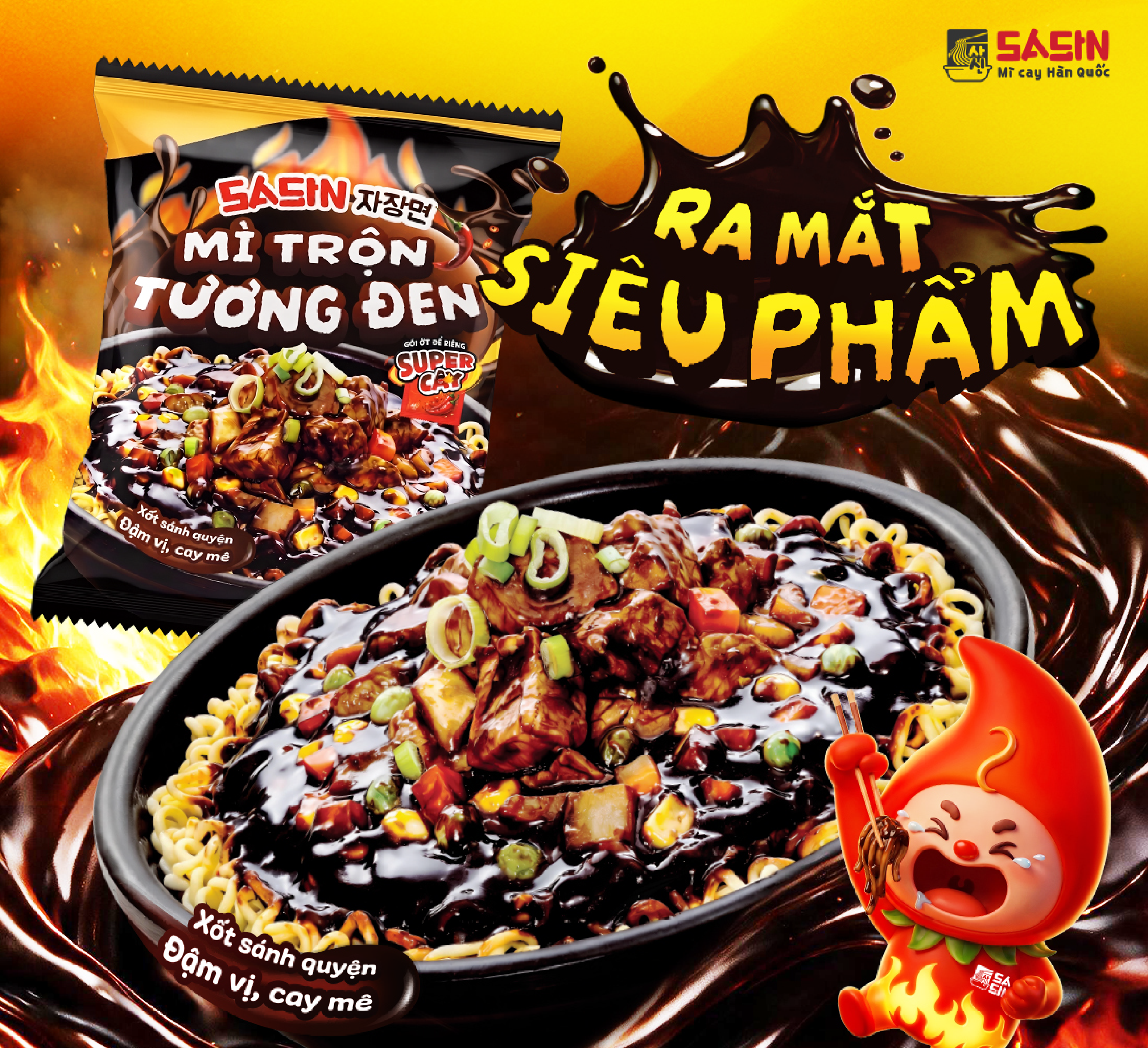 Mì Tương Đen Chuẩn Hàn – Đậm Đà Chuẩn Vị, Đã Ăn Là Thèm