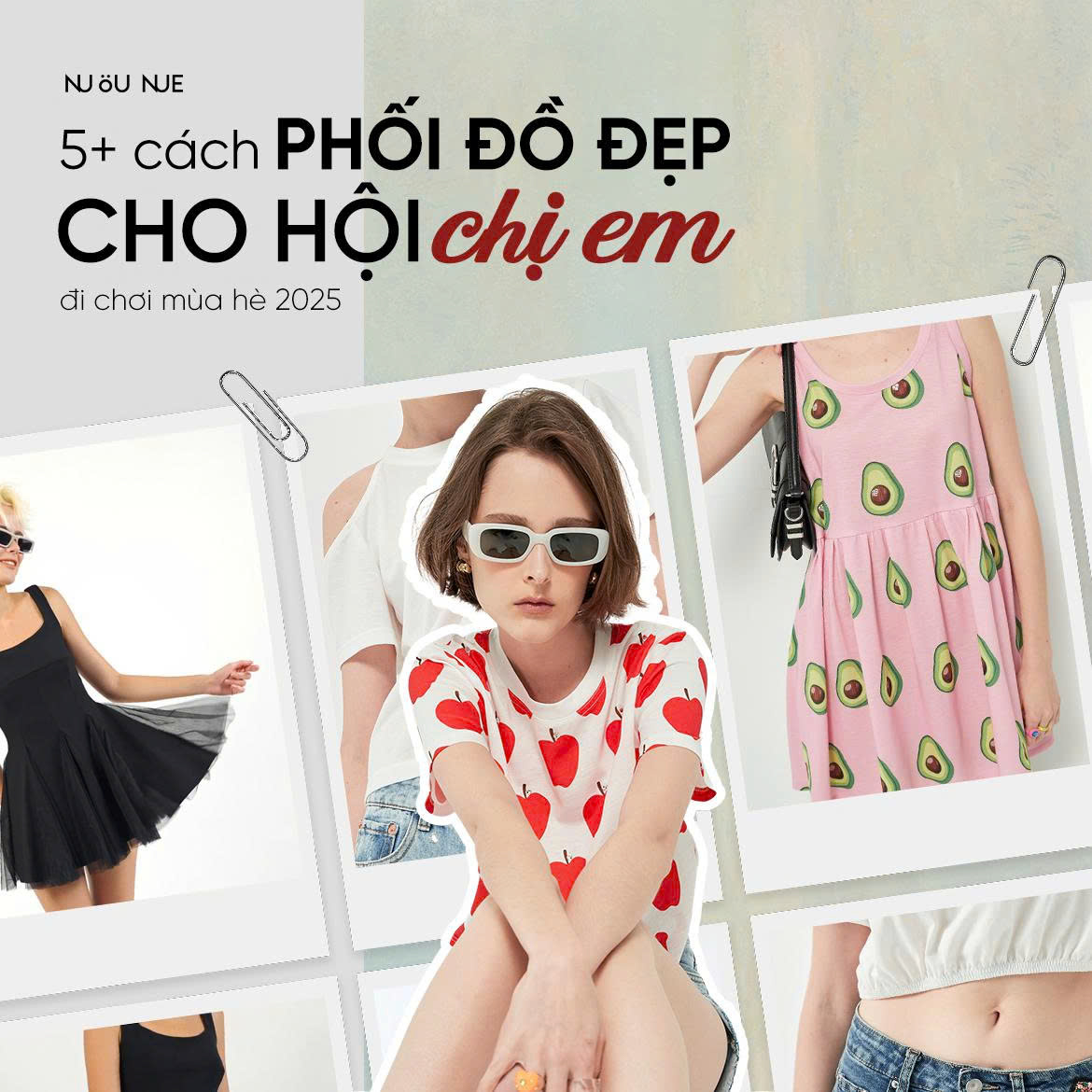 Cách phối đồ nữ đơn giản đi chơi với áo thun