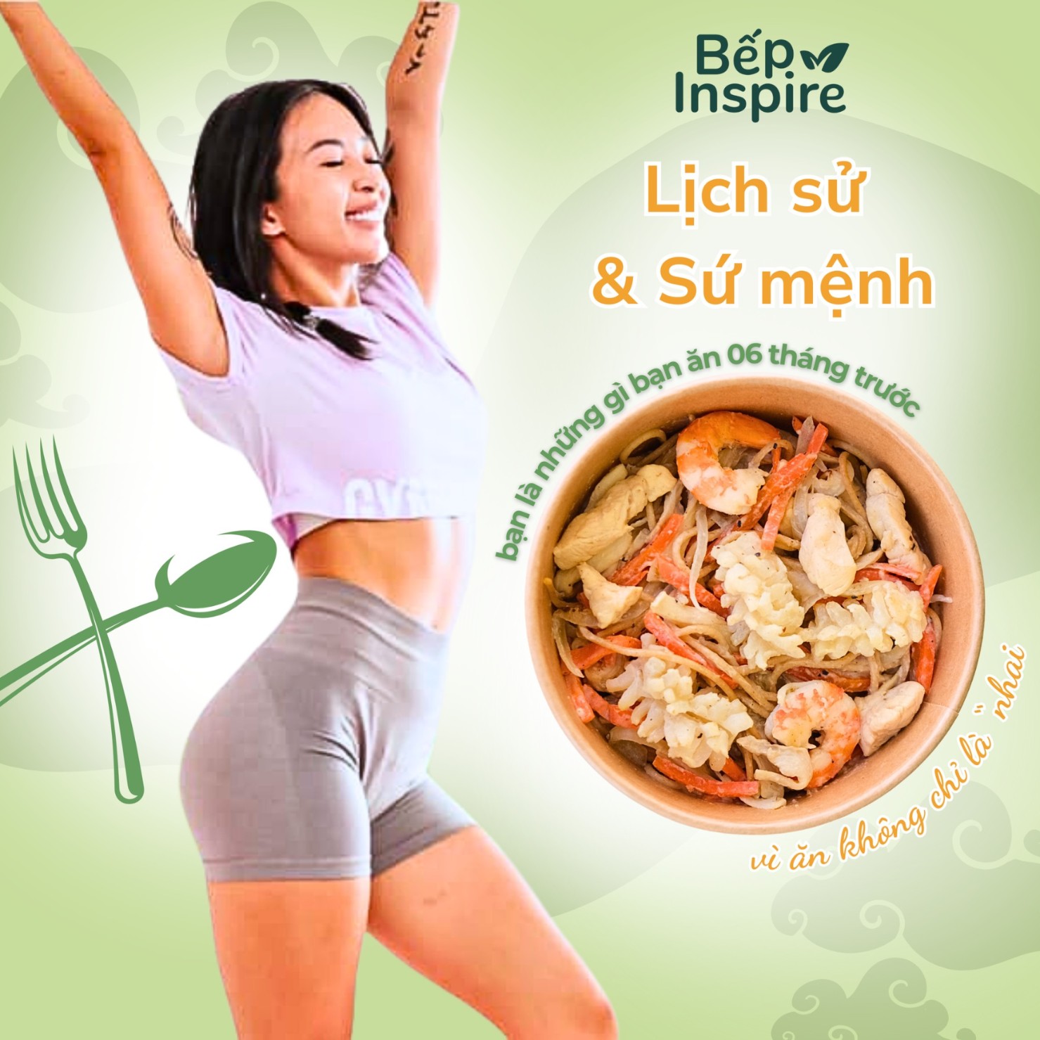 Chào mừng đến với Bếp Inspire - Cửa hàng chuyên về dinh dưỡng và chế độ ăn Healthy