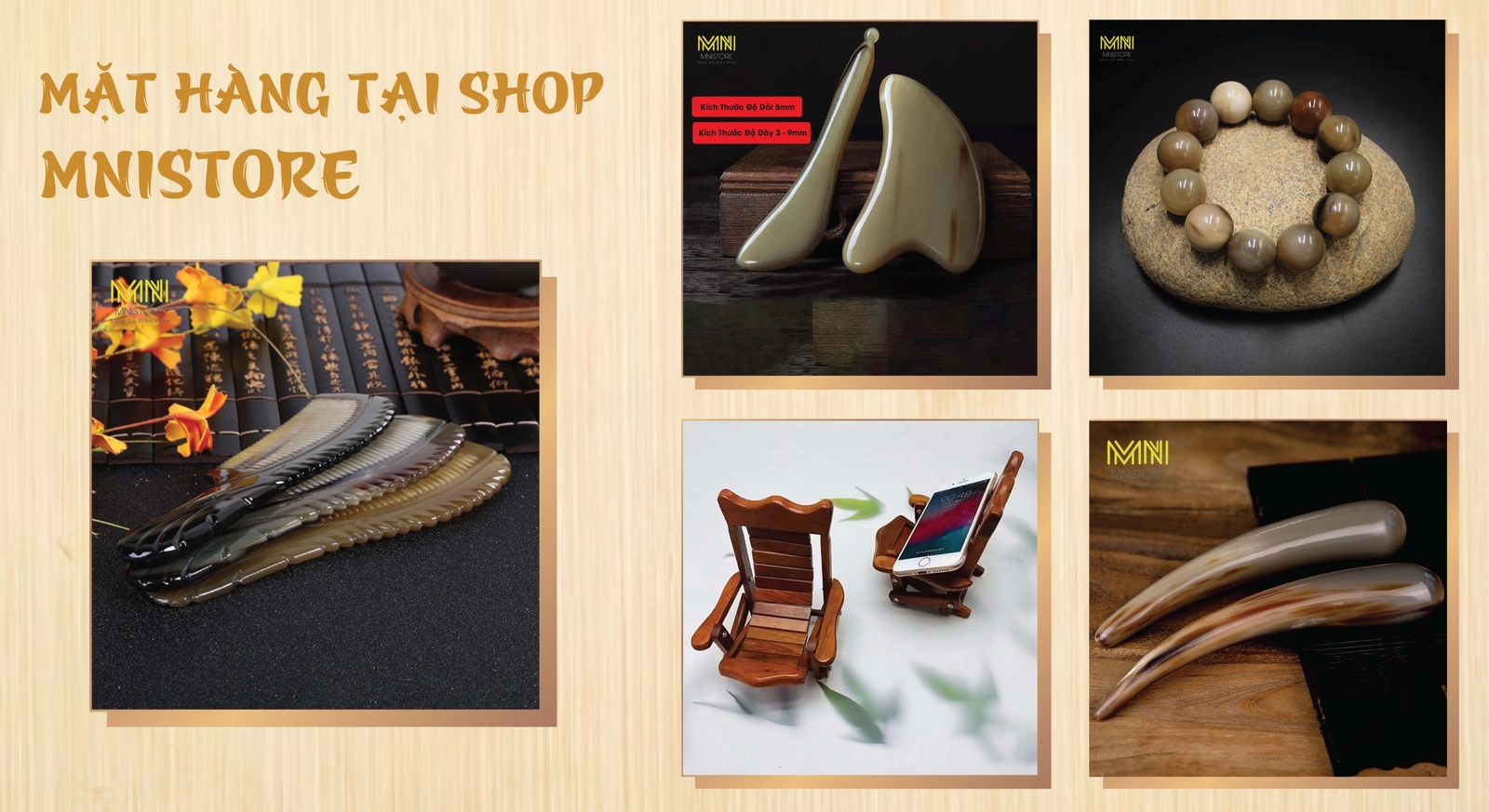 Thủ công điêu khắc sừng trâu