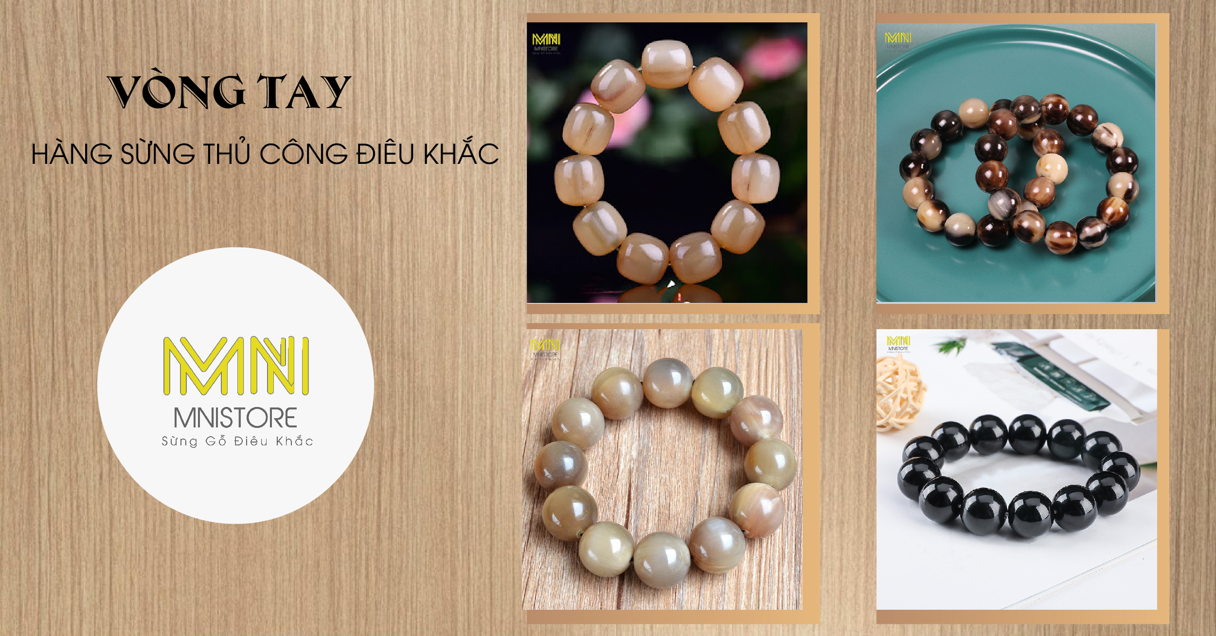 Vòng đeo tay sừng trâu