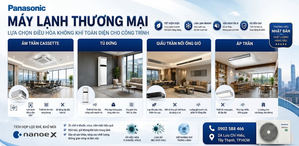 Máy lạnh thương mại Panasonic