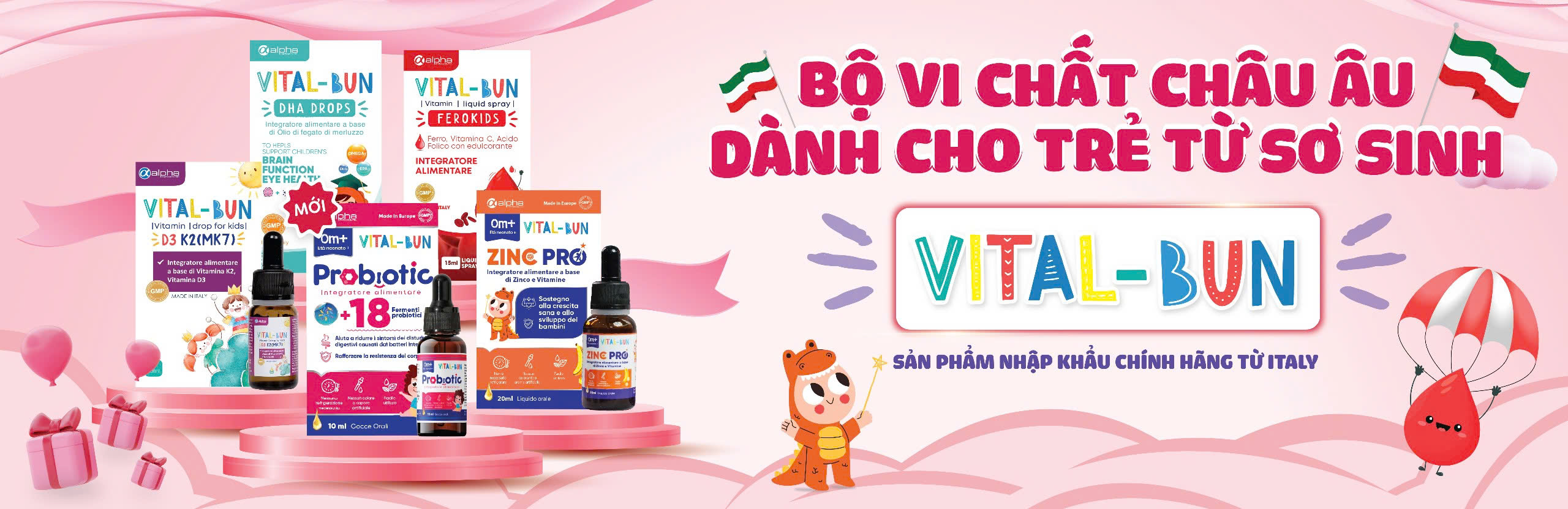 Bộ sản phẩm Vital-Bun cho bé