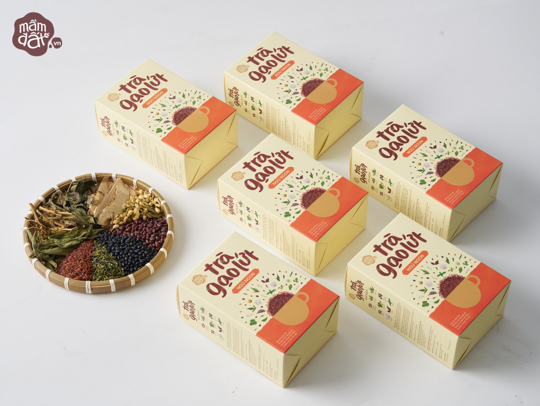 Trà Gạo Lứt Ngủ Ngon