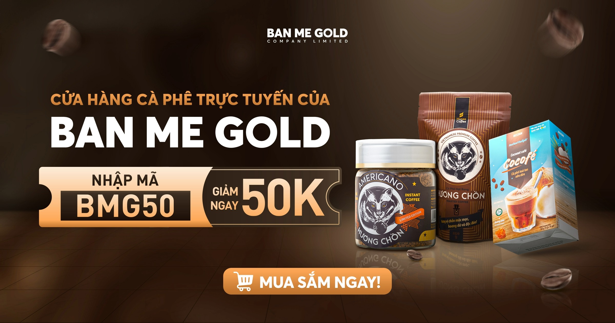 Ban Me Gold - Cửa Hàng Cà Phê Trực Tuyến Của Honee Coffee, Rex Sun