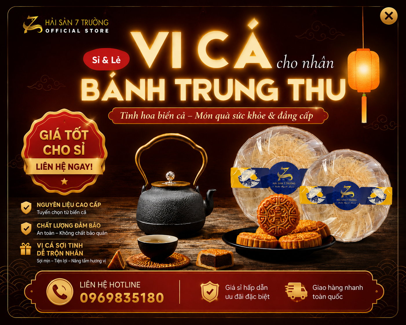 [SỈ] VI CÁ cho XƯỞNG BÁNH TRUNG THU