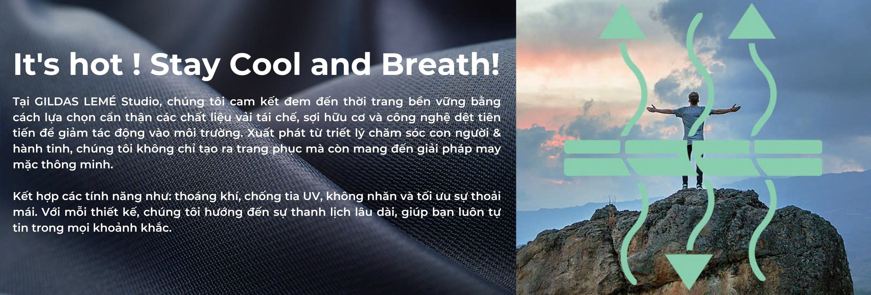 HÌNH ẢNH TÍNH THÂN THIỆN VỚI MÔI TRƯỜNG CỦA GILDAS LEMÉ