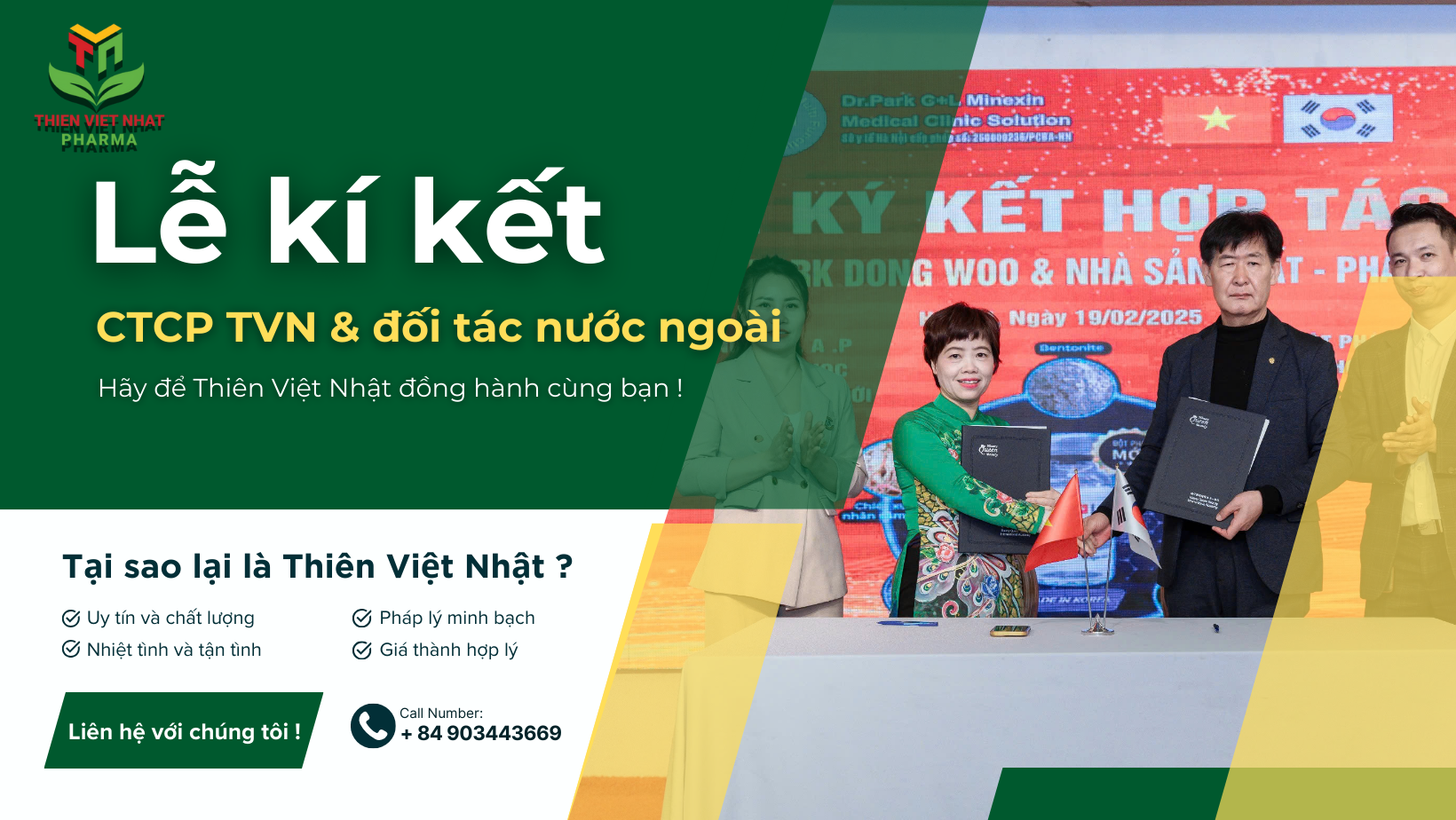 Lễ ký kết hợp tác quốc tế