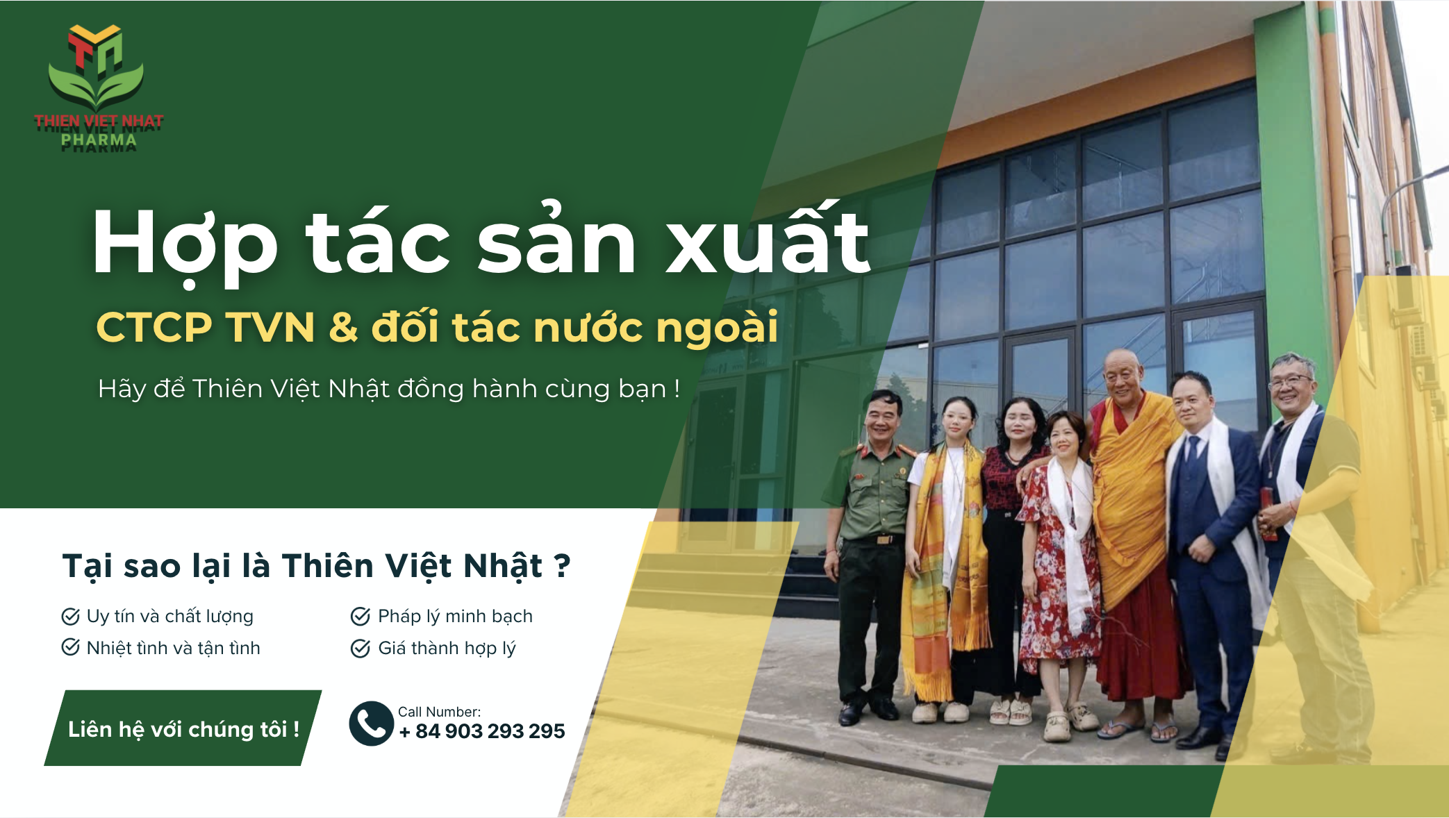 Lễ hợp tác quốc tế giữa nhà máy Thiên Việt Nhật và đối tác Butan