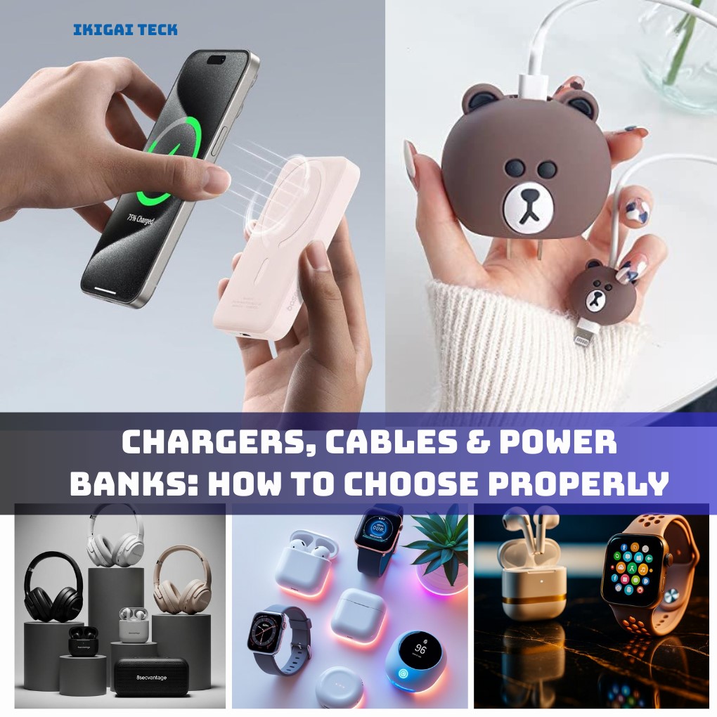 🔋Chargers, Cables & Power Banks for Everyday Power Needs