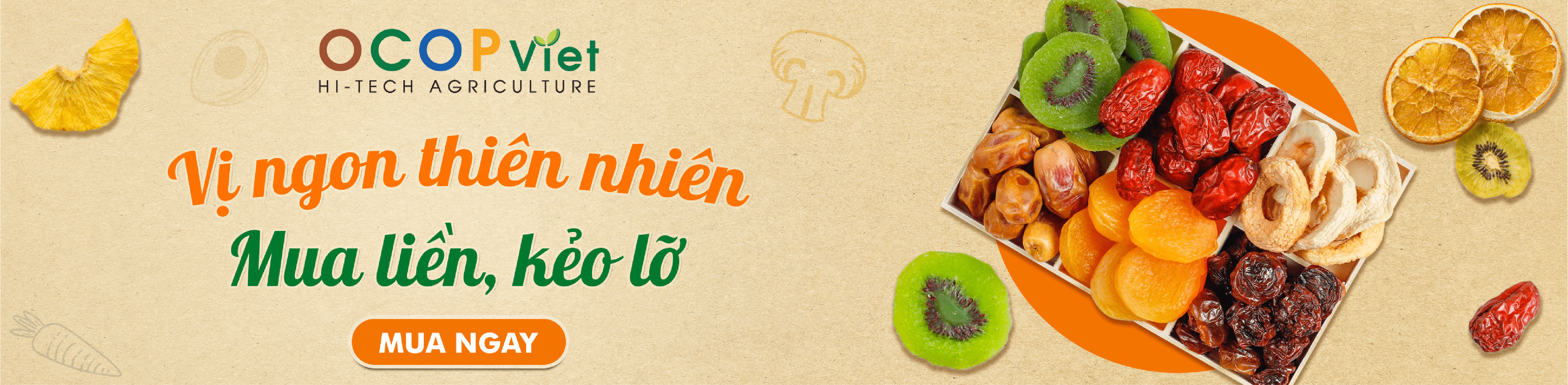 	Nông sản sấy khô - hàng xuất khẩu <br> Dried agricultural products – Export quality goods 