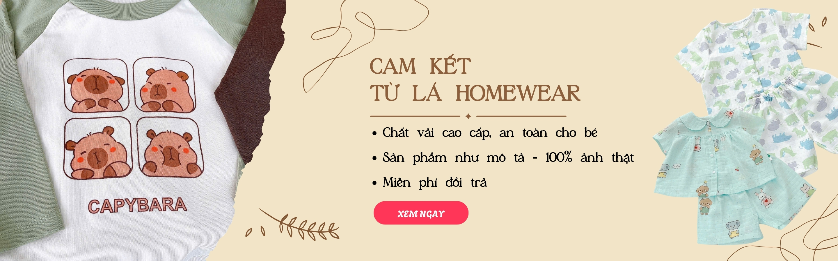 Cam kết từ Lá Homewear.