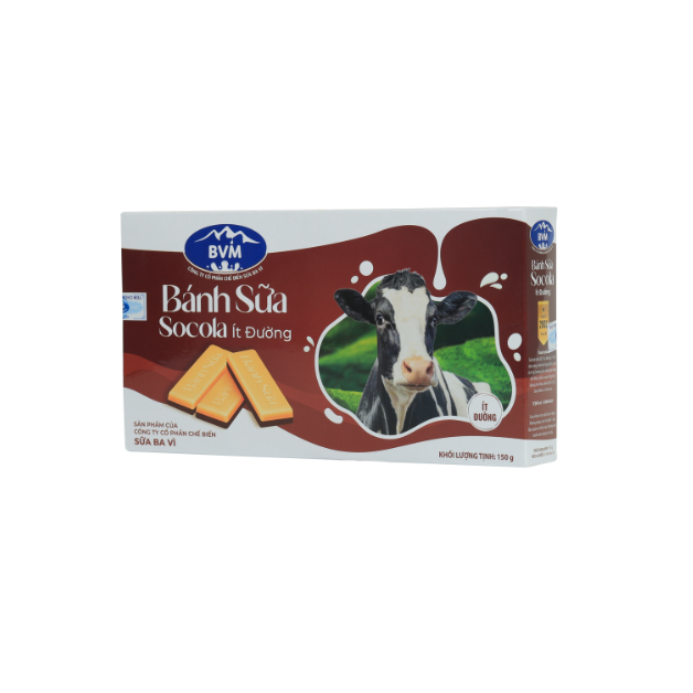 Bánh sữa BVM ít đường socola