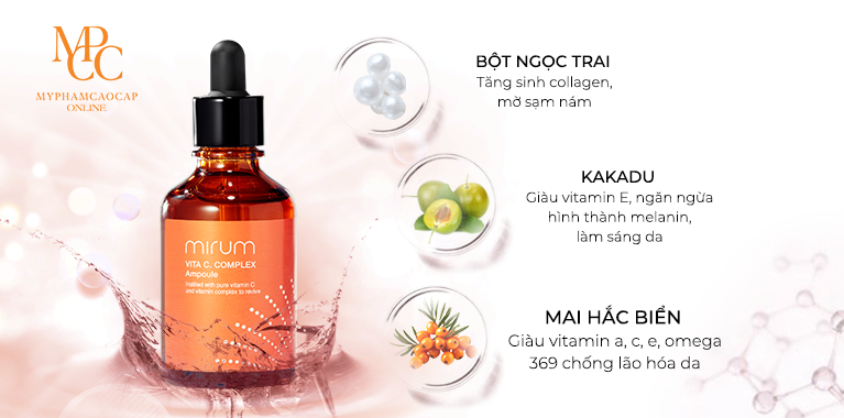 ampoule mirum vita C complex sale off tháng 6