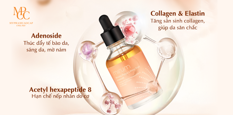 ampoule nâng cơ, ngừa lão hóa mirum sale off tháng 6