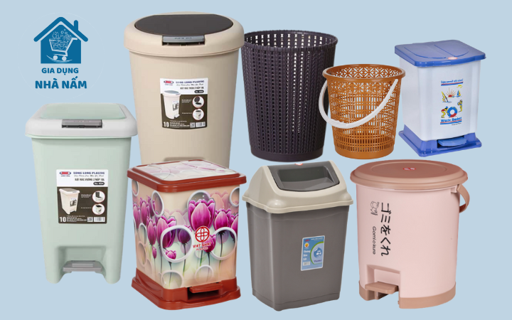 Bật rác, thùng rác, sọt rác