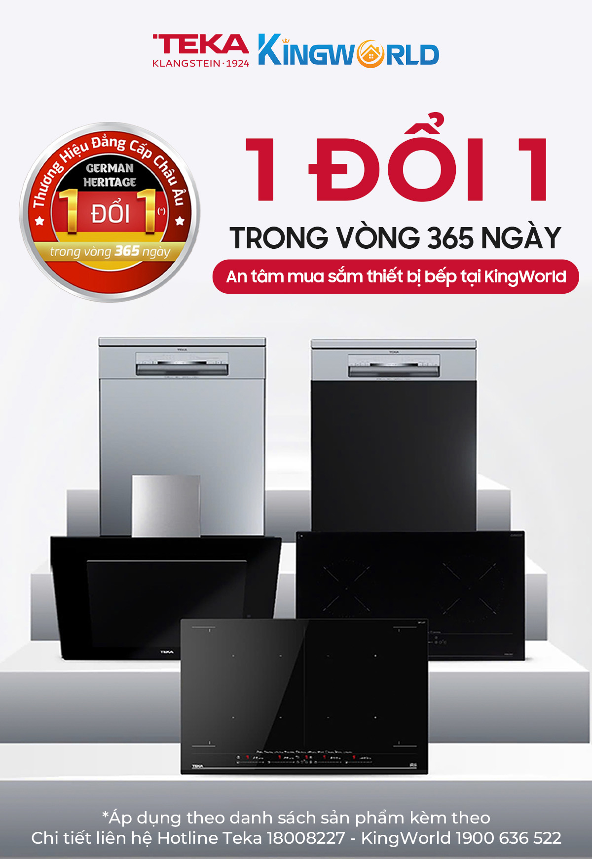 Chương Trình “1 Đổi 1 Trong 365 Ngày” Từ Teka – Áp Dụng Tại KingWorld