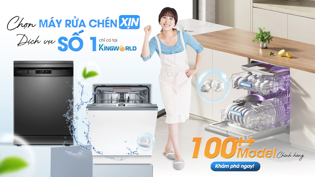 Máy Rửa Chén Chính Hãng Tại KingWolrd