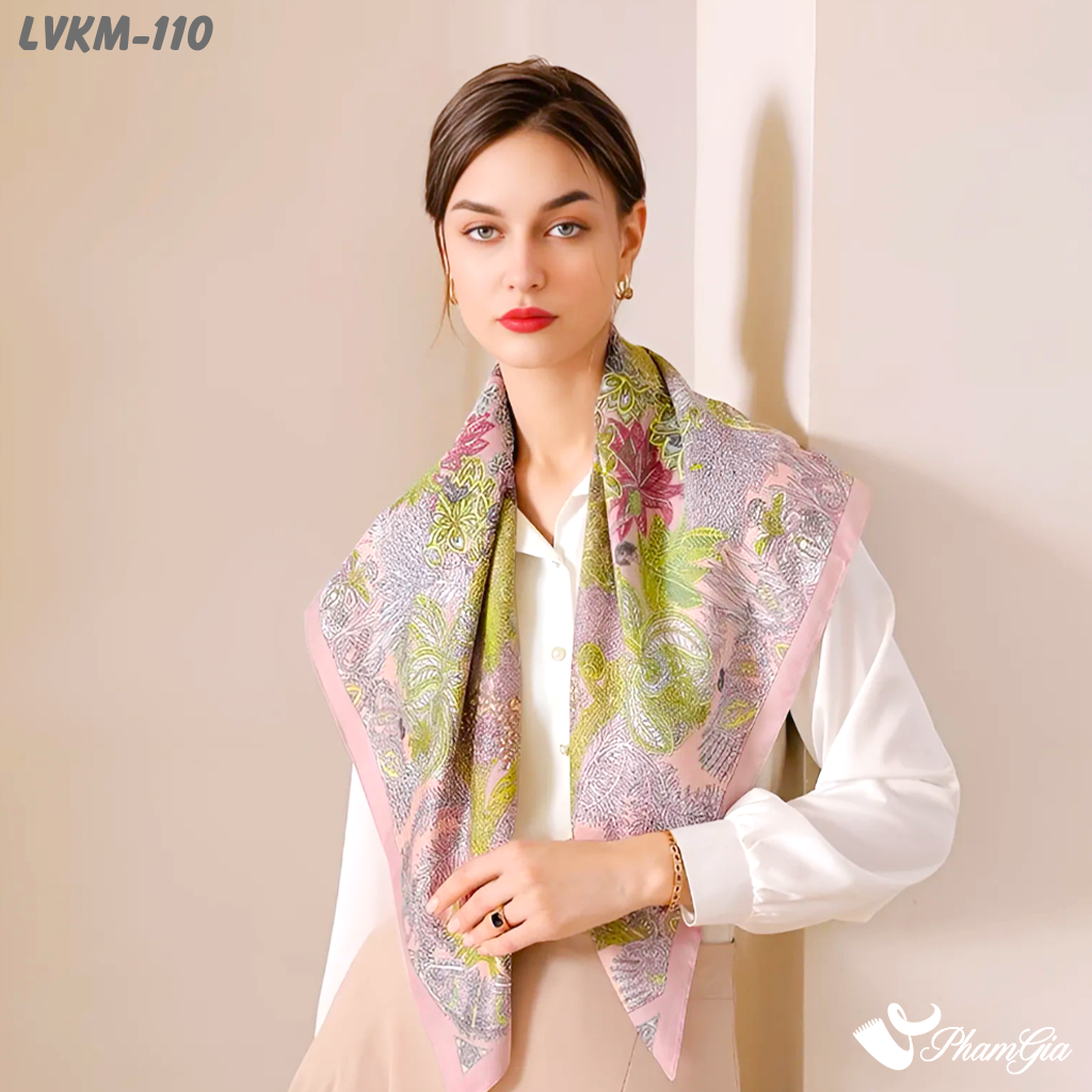 Khăn lụa vuông 90*90cm