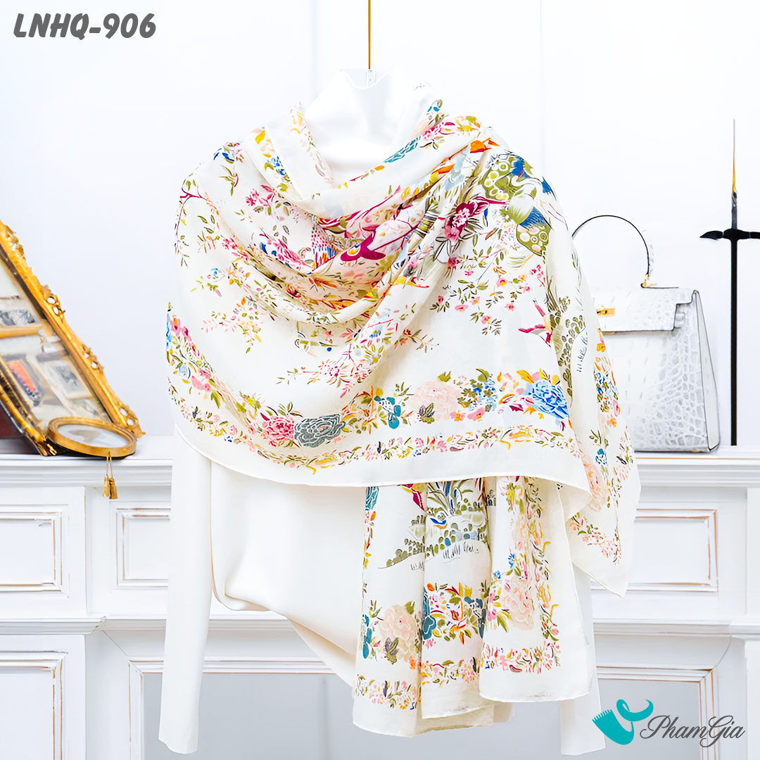 Khăn choàng linen Hàn Quốc