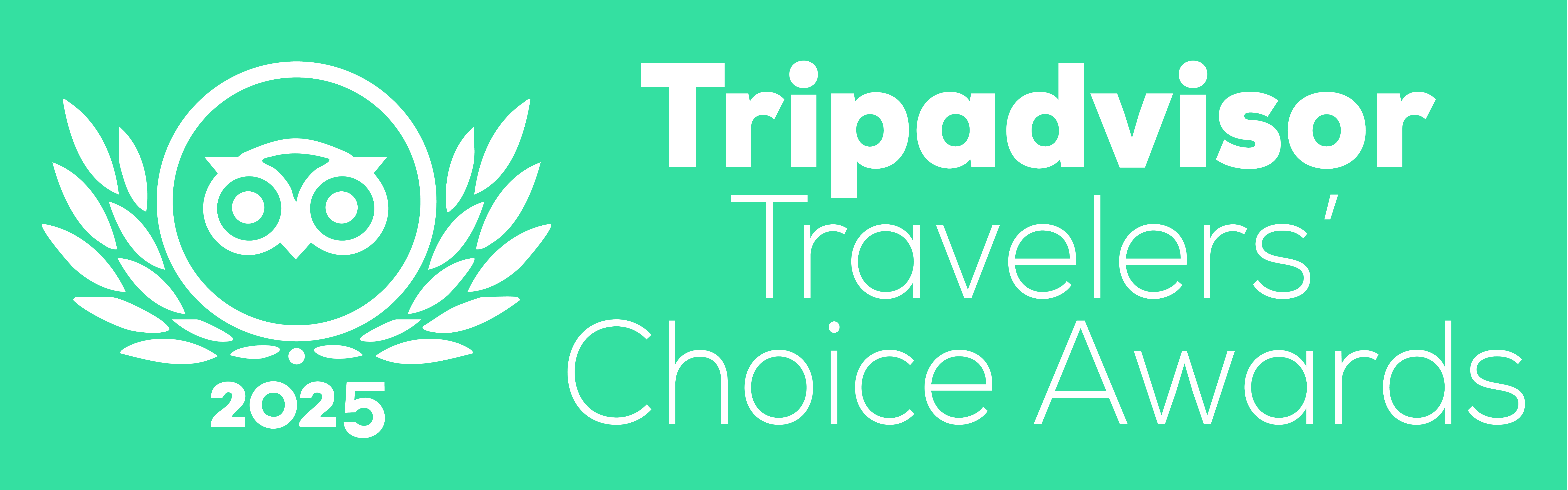 Tripadvisor - Traveler's Choice Award 2025