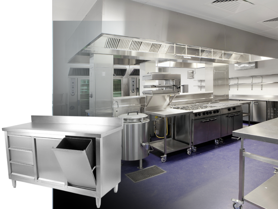 Gia Công Thiết Bị Bếp Công Nghiệp Inox Chuyên Nghiệp