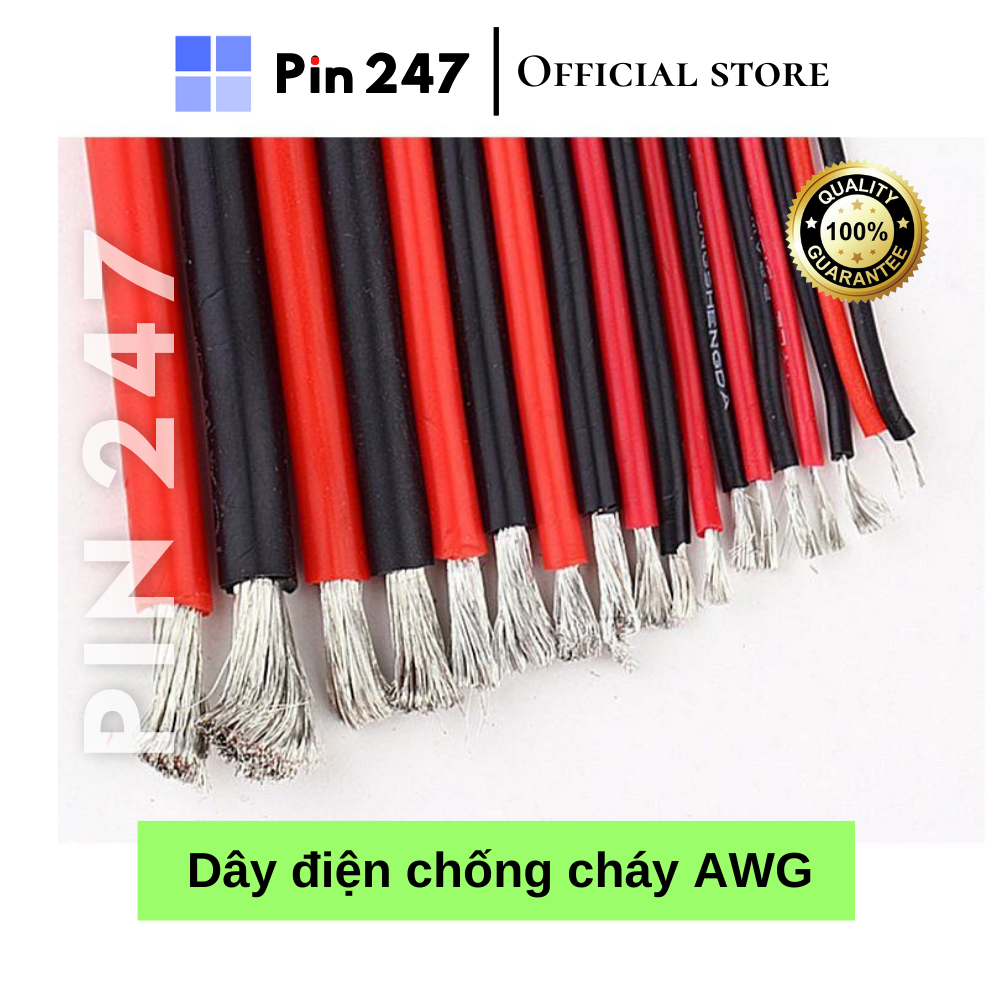 Dây Chống Cháy AWG + Linh kiện