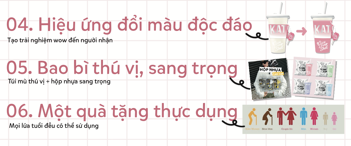 Quà tặng thực dụng, dễ tuỳ biến, luôn tạo bất ngờ