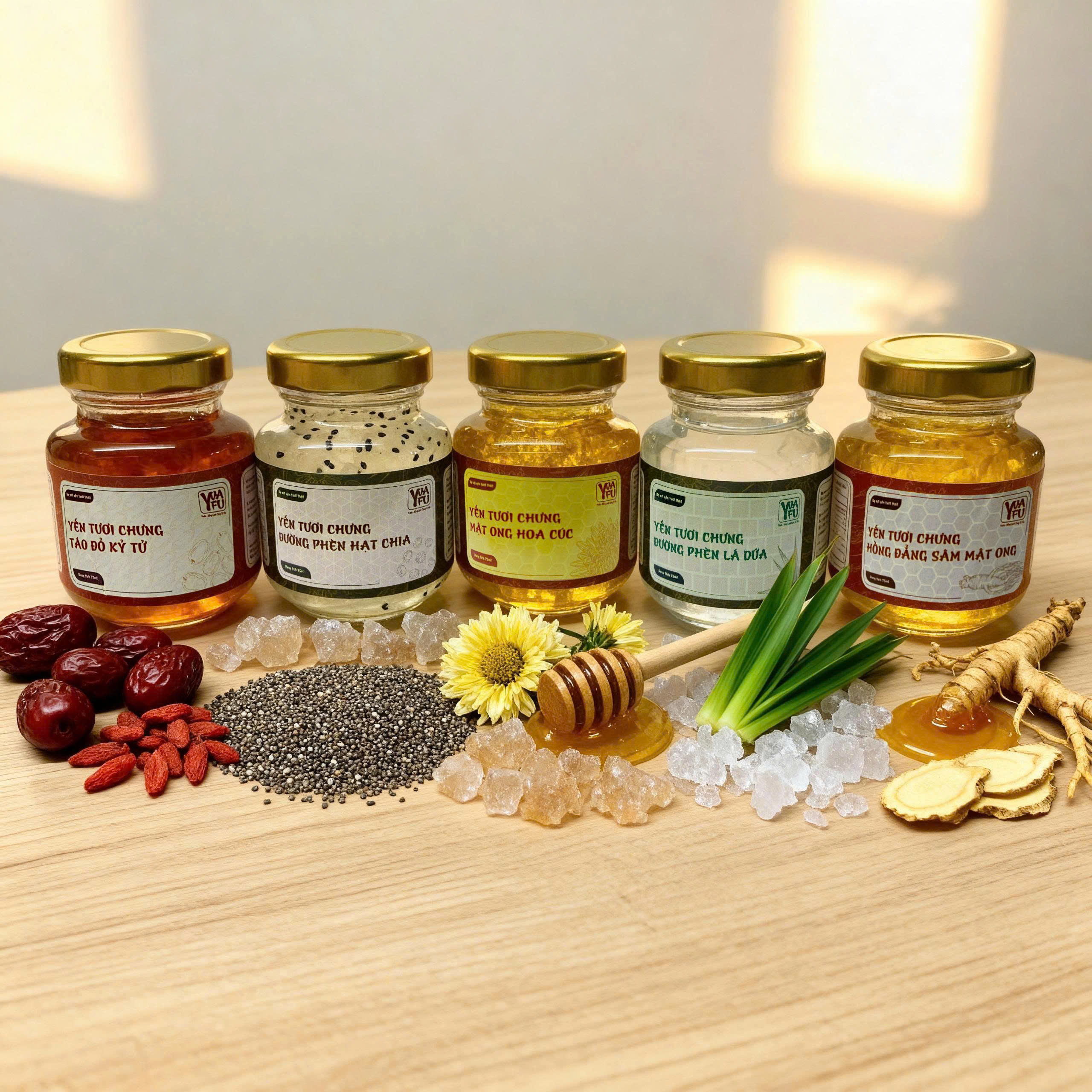 Yến hũ chưng tươi [8g yến tươi]